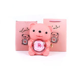 Osito de amor eterno con rosa eterna | Vibras Glam™️ - Vibras Glam